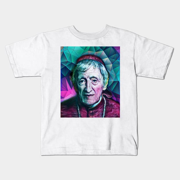 John Henry Newman Portrait | John Henry Newman Artwork 4 Kids T-Shirt by JustLit